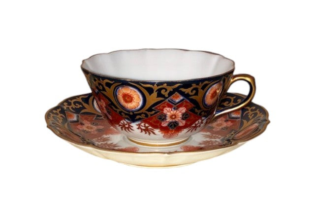 Japanese Yamatoku Tea Cup and Saucer