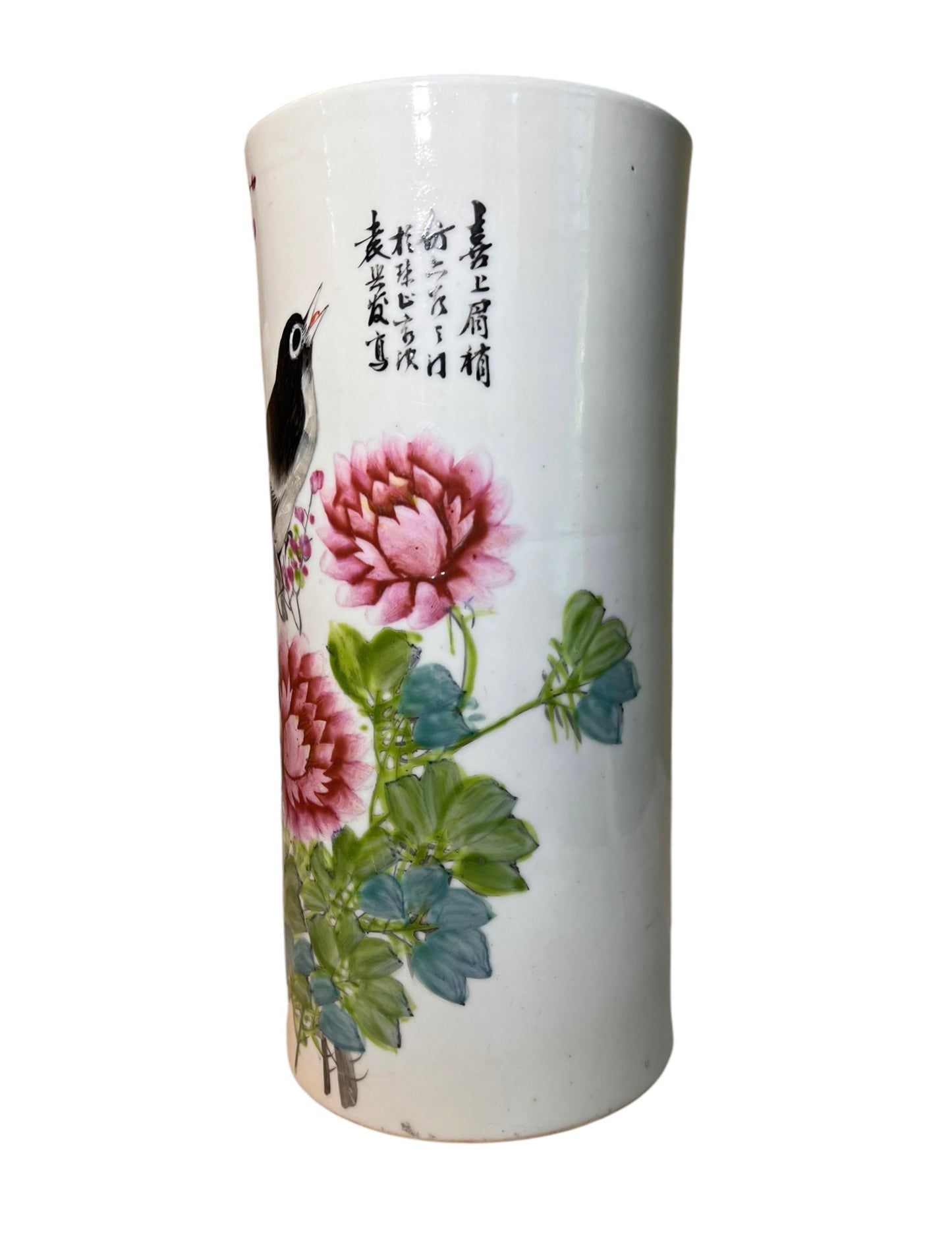 Republic Period Chinese Porcelain Hat Stand Vase