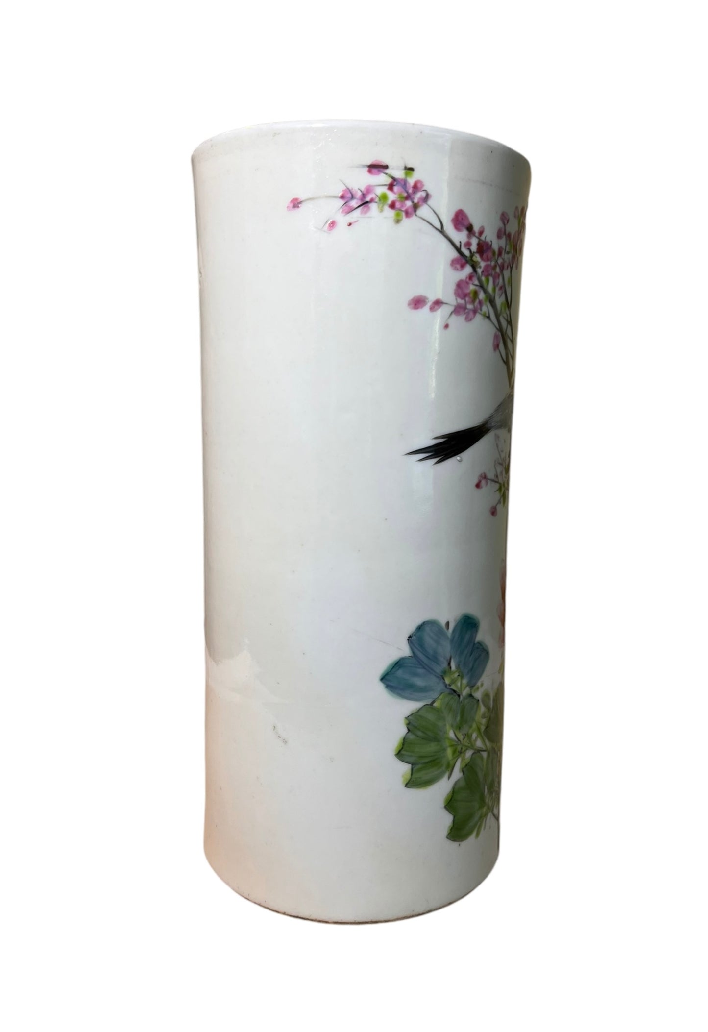 Republic Period Chinese Porcelain Hat Stand Vase