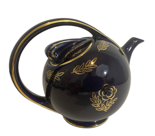 Hall  Cobalt Blue Teapot