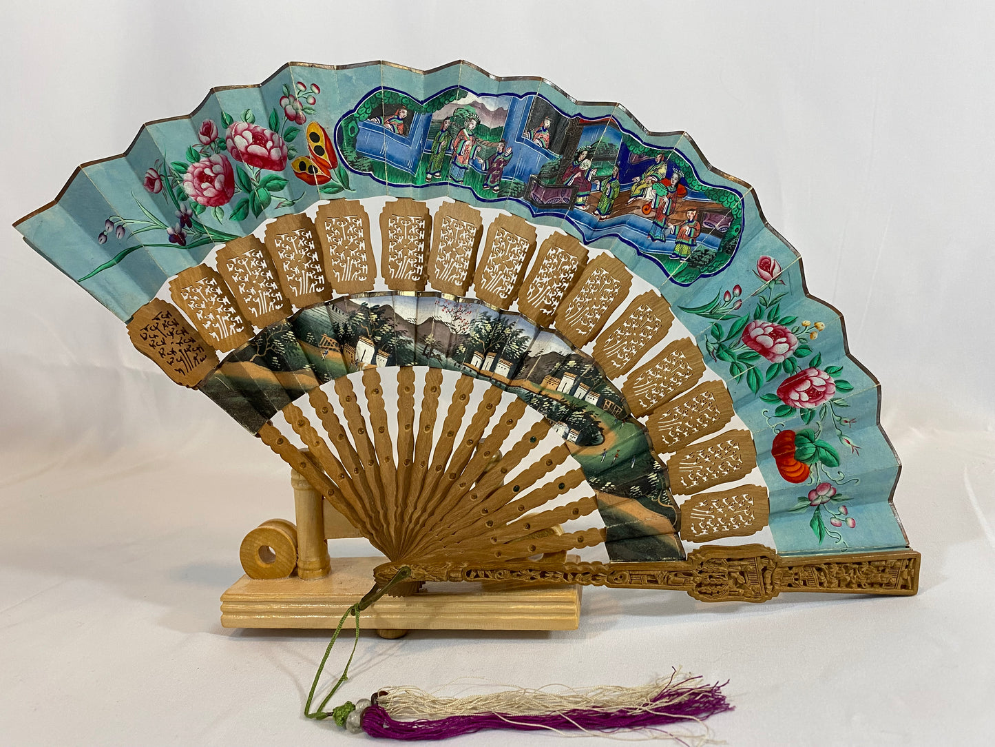 19th Century Chinese Cabriolet Fan